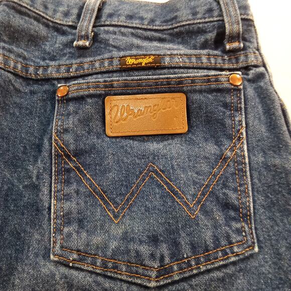 Wrangler Men’s Jeans Blue Denim Straight Leg Size 38x32 Great Condition - Picture 6 of 7